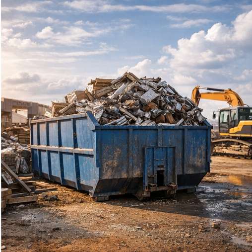 Schrott Container Dienst